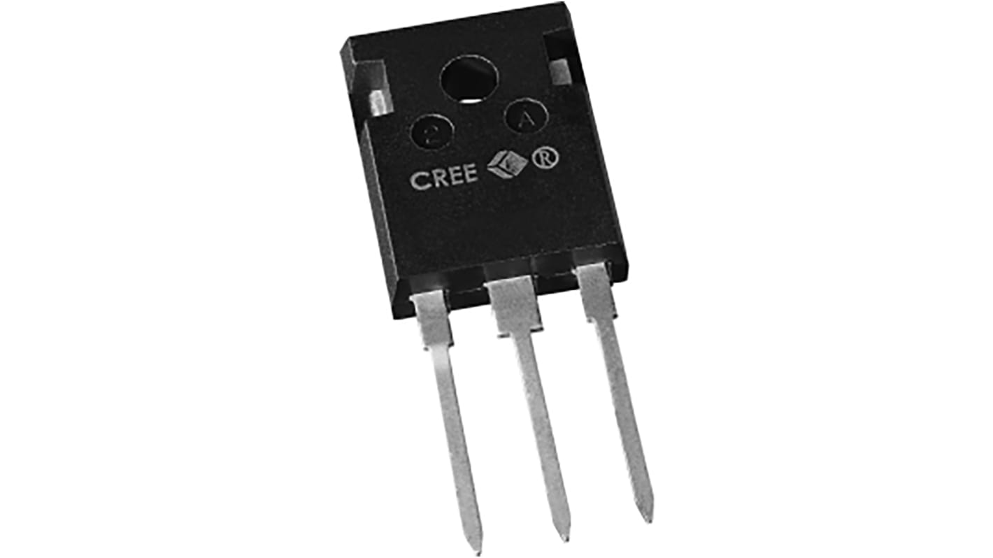 MOSFET Wolfspeed, canale N, 75 mΩ, 30 A, TO-247, Su foro