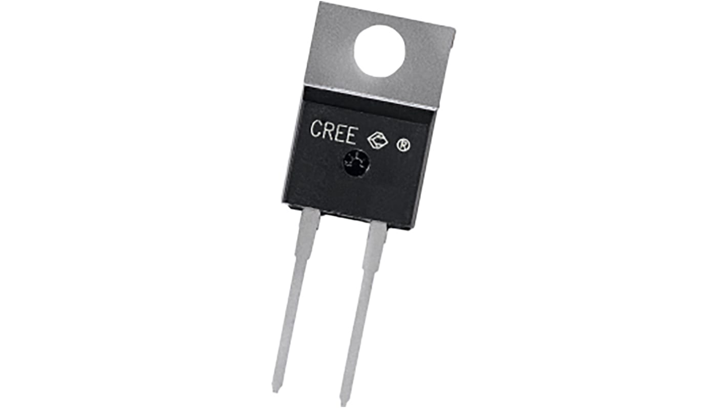 Wolfspeed 650V 8A, SiC Schottky Diode, 2-Pin TO-220 C6D08065A