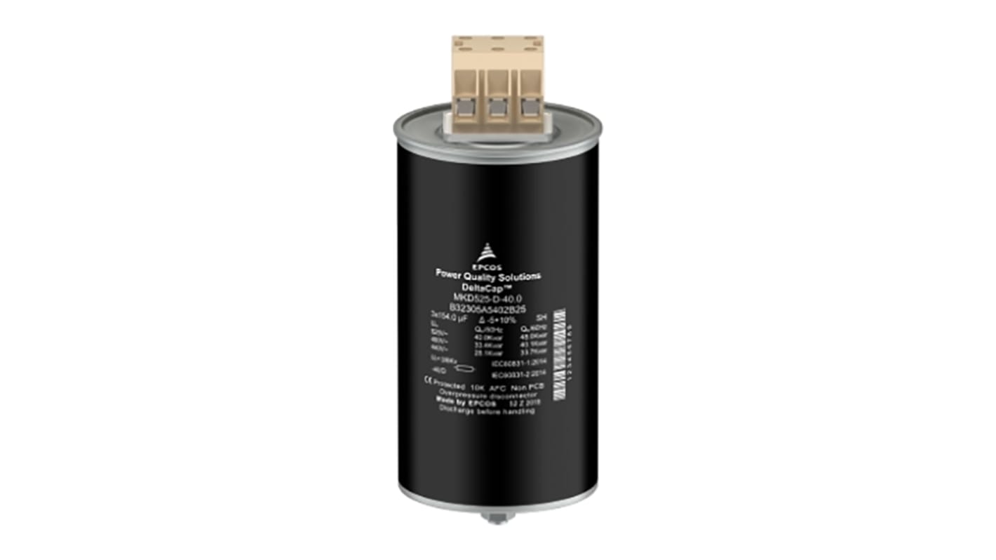 EPCOS Power Factor Correction Capacitor (PFC) 137μF 25kvar 30kvar 3