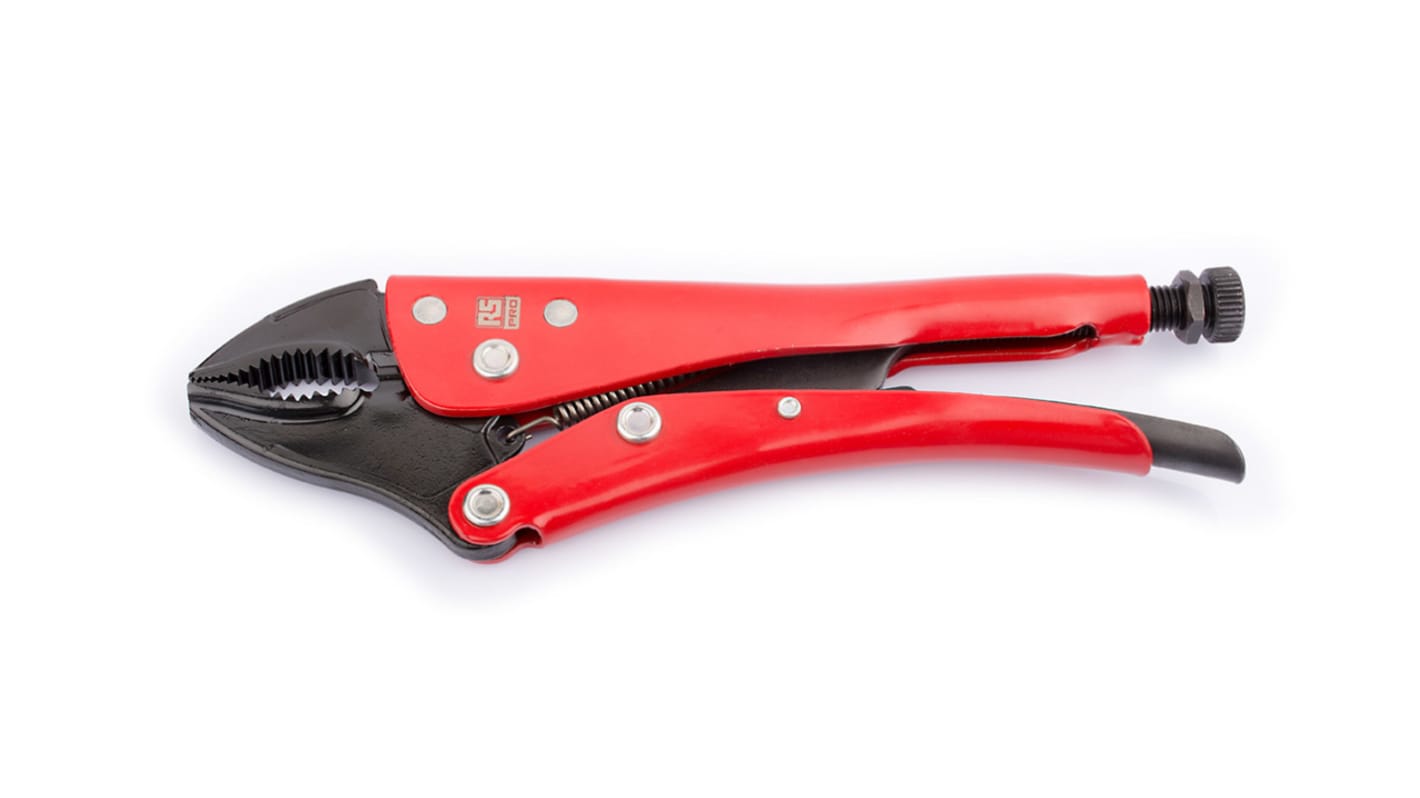 RS PRO Locking Pliers, 240 mm Overall