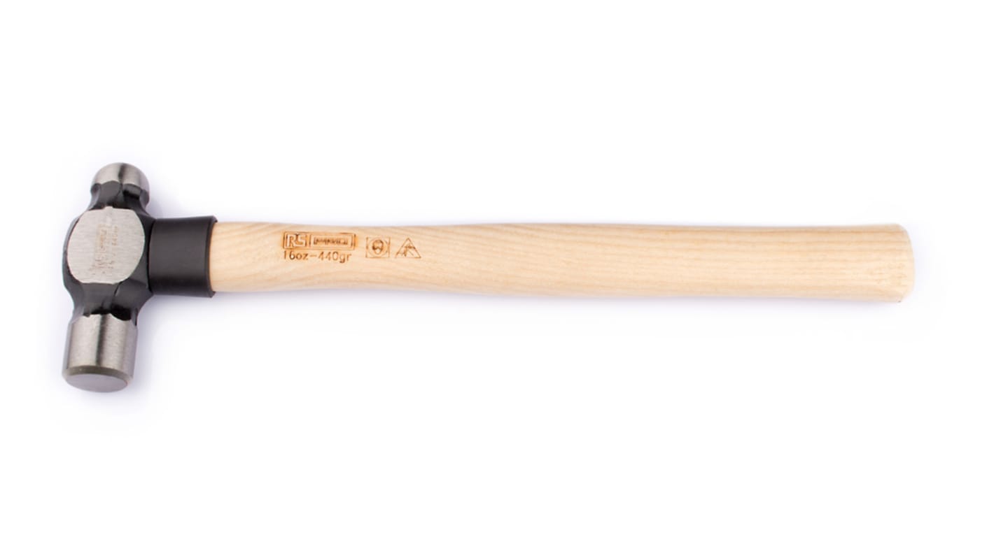 Młotek Młotek kulkowy 528g Drewno dł. 350.0 mm RS PRO