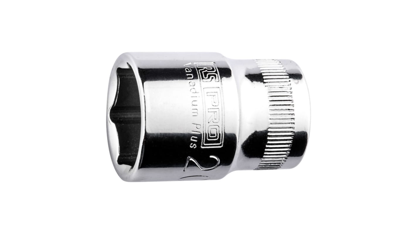 RS PRO 1/2 in Drive 27mm Standard Socket, 6 point, 43 mm Overall Length