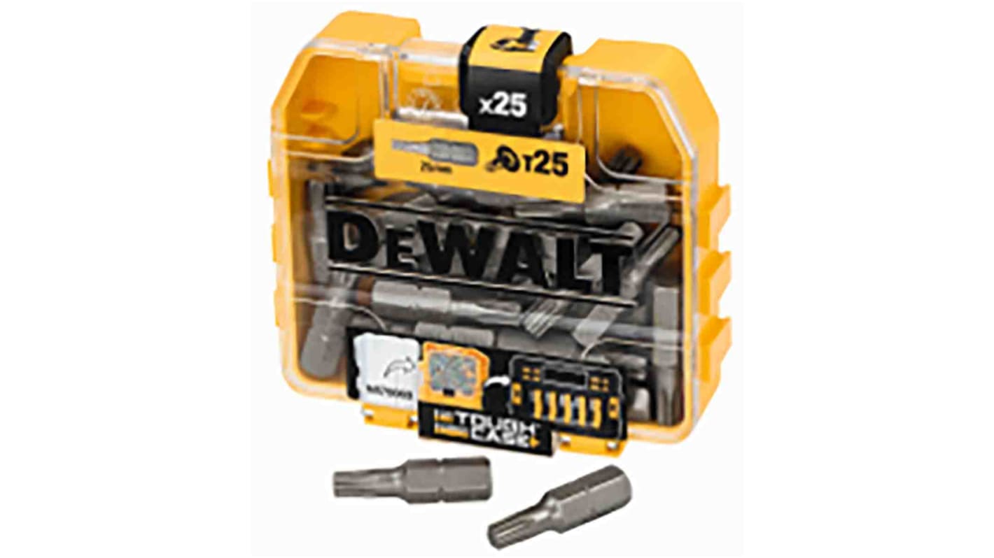 Punta de atornillar DeWALT, Torx T25 x 25 mm, 25 (Por Paquete) piezas