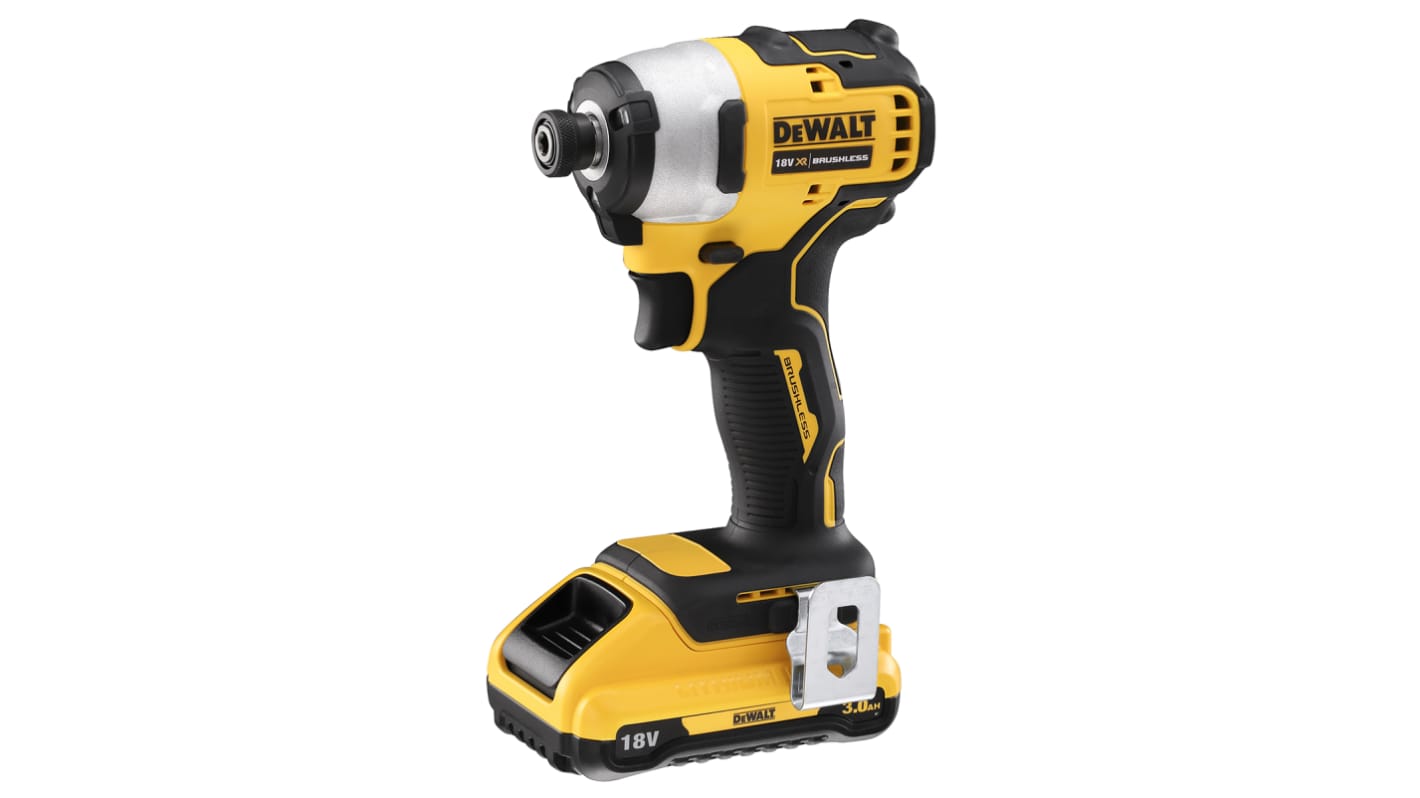 DeWALT DCF809L2T - 18V Impact Driver with 2 x 3Ah Batteries Type C - Euro Plug