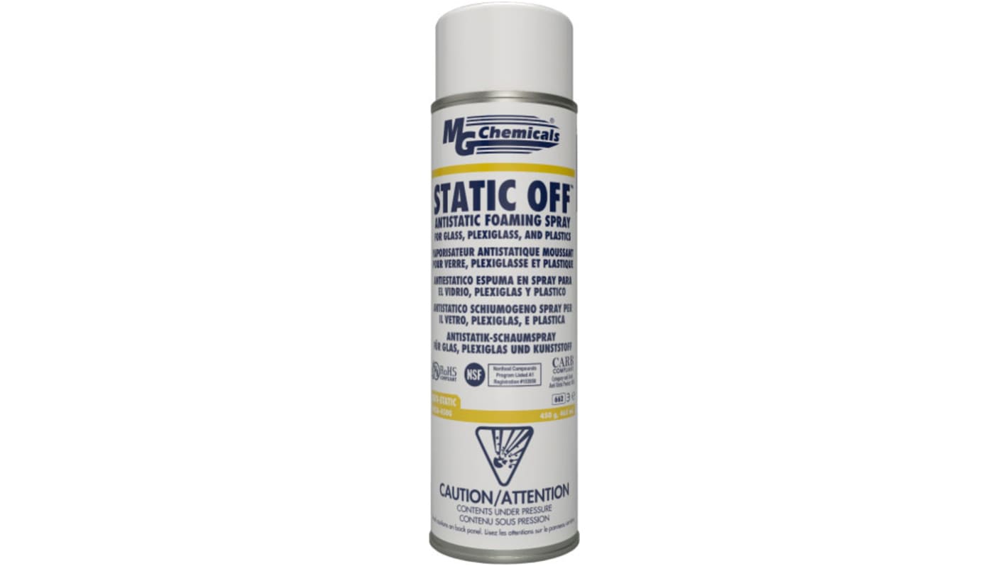 Antistatický pěnový čistič, 465 ml Aerosol MG Chemical