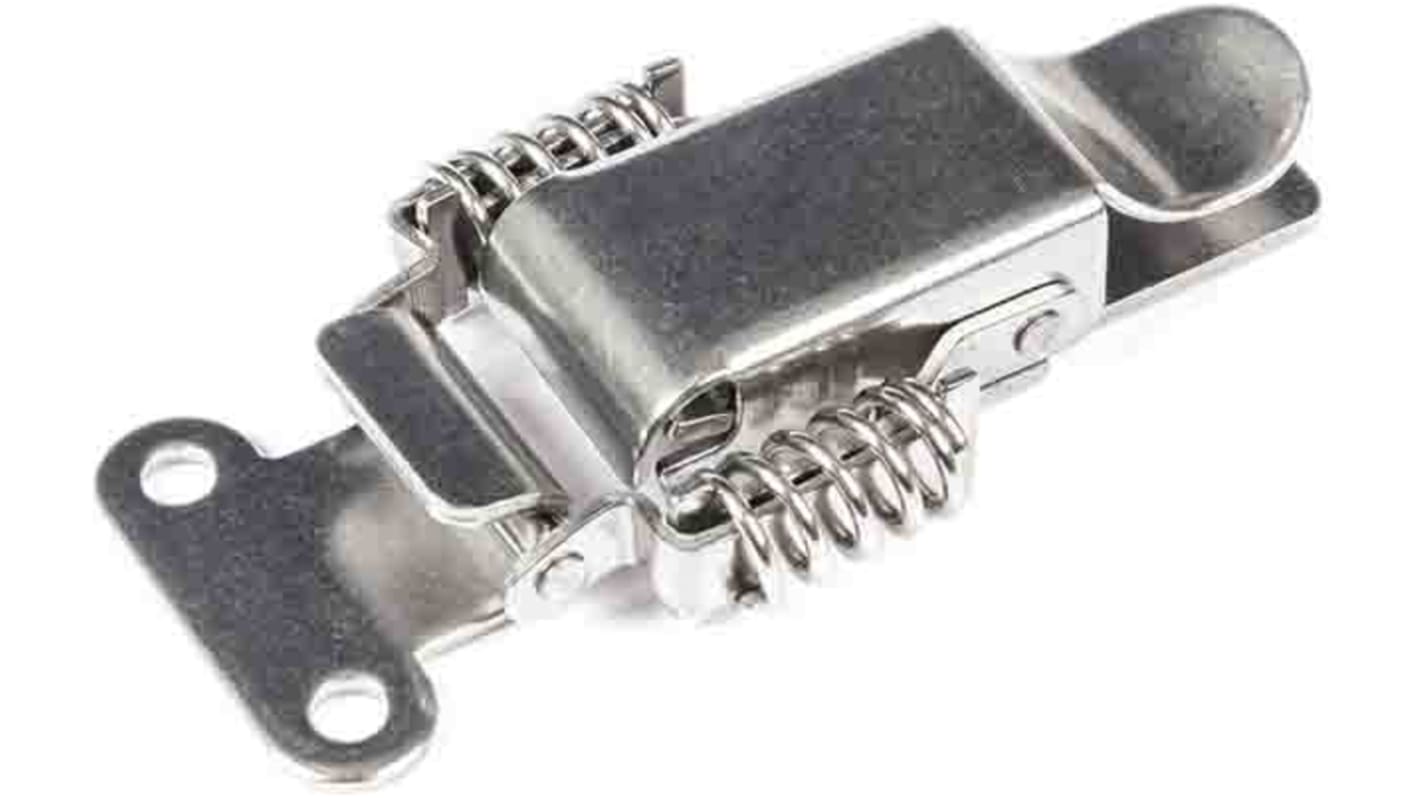 RS PRO Stainless Steel,Spring Loaded Toggle Latch, 94 x 36 x 11mm