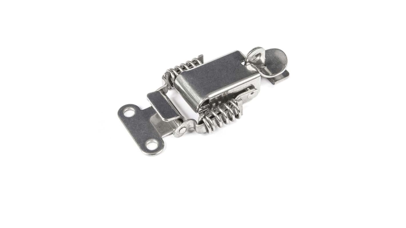 RS PRO Stainless Steel Lockable,Spring Loaded Toggle Latch, 73 x 36 x 17mm