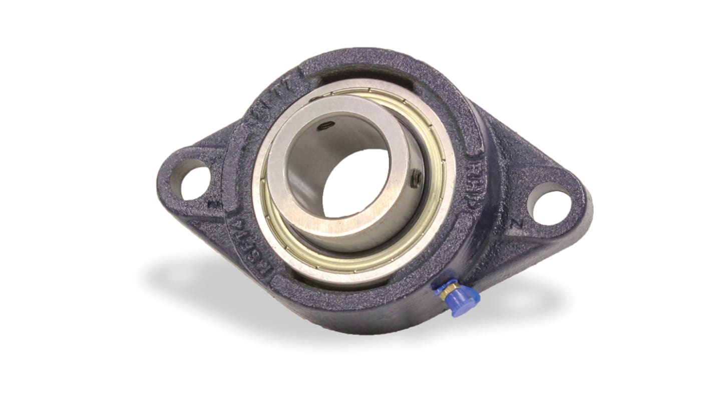 2 Hole Flange Bearing Unit, MSFT25, 25mm ID