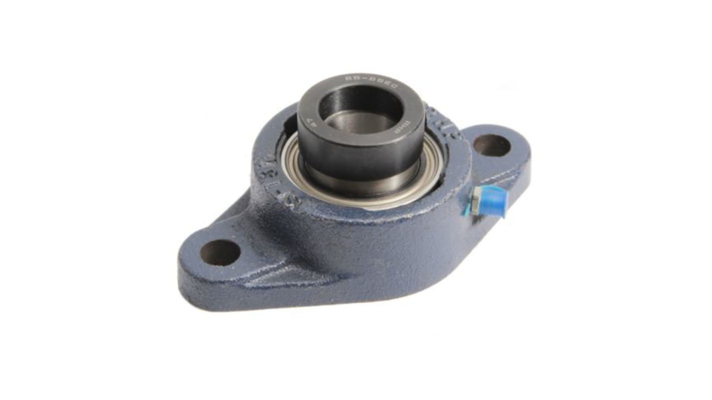 2 Hole Flange Bearing Unit, SFT30EC, 30mm ID