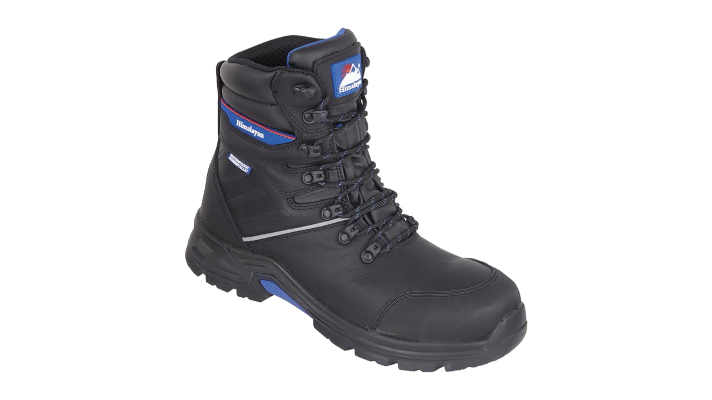 Himalayan 5210 Black Non Metallic Toe Capped Safety Boots, UK 12, EU 47