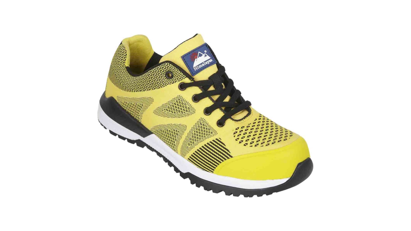 Himalayan 4312 Unisex Yellow Non Metallic  Toe Capped Safety Trainers, UK 3, EU 36