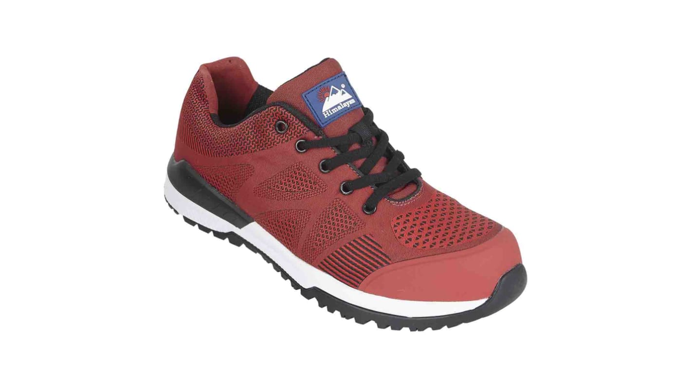 Zapatillas de seguridad Unisex Himalayan de color Rojo, talla 39, S1P SRC