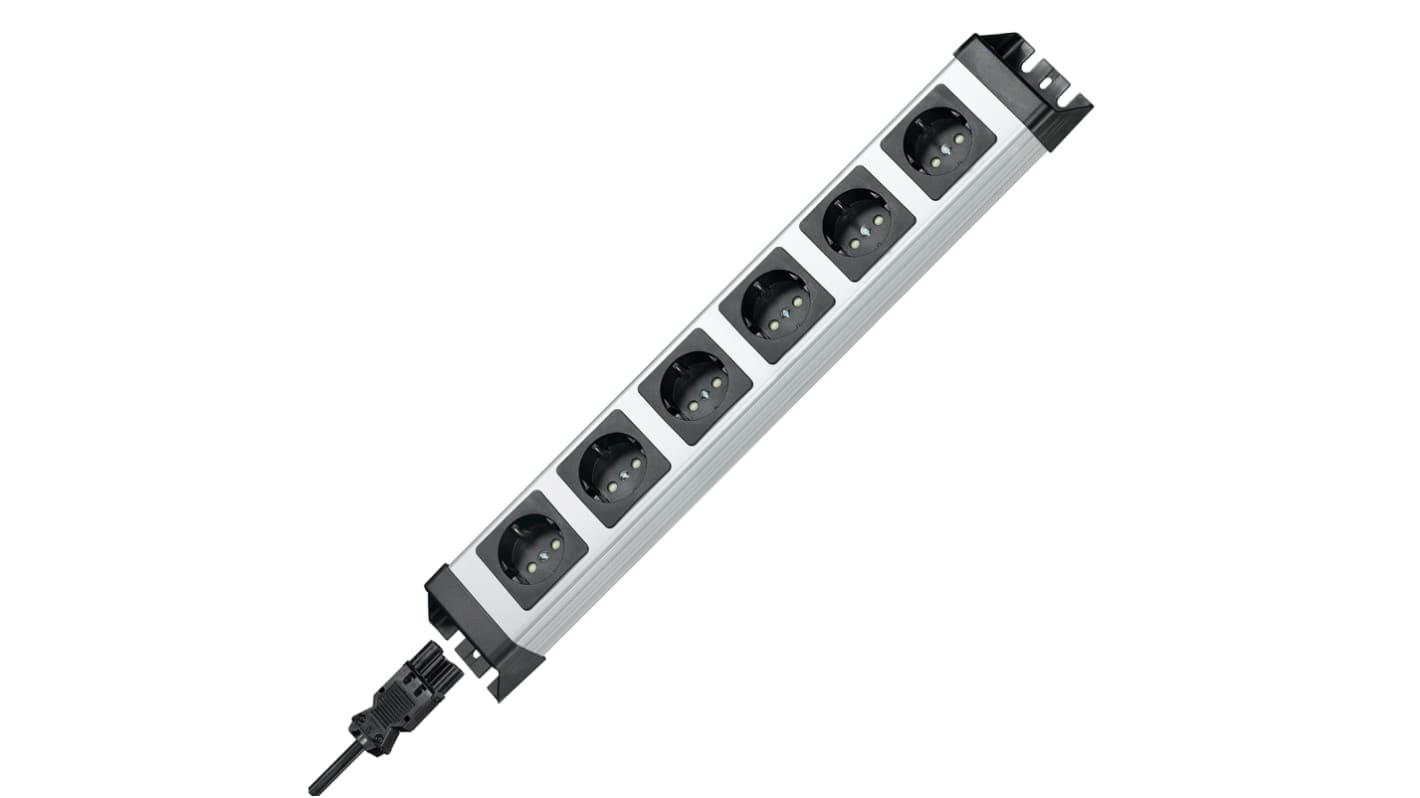 Kopp 6 Socket Schuko Socket, 250 V, IP20