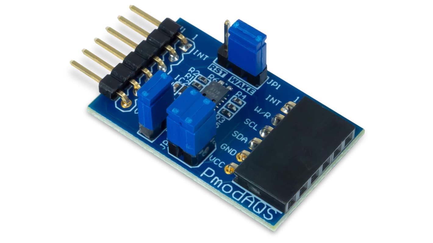 I2C, SPI, klasifikace: Rozšiřující modul Pmod AQS: Digital Gas Sensor for Air Quality 410-386, Digilent