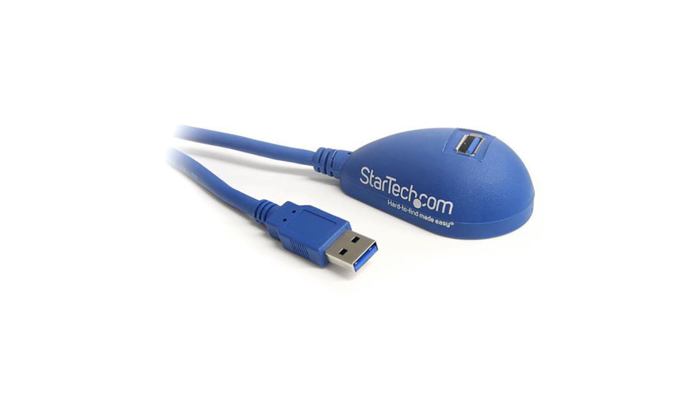 StarTech.com USB 3.0 Cable, Male USB A to Female USB A USB Extension Cable, 1.5m