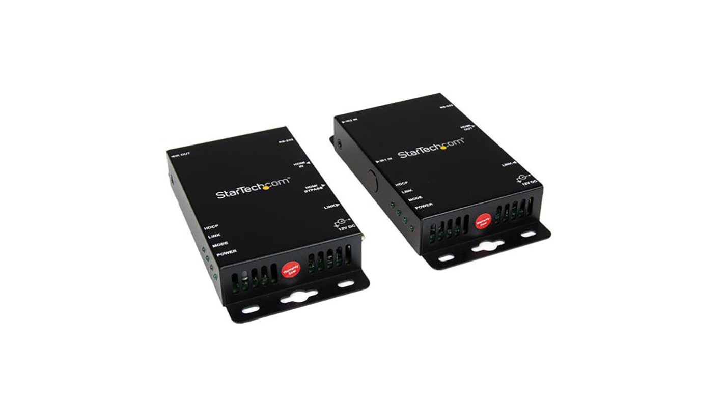 StarTech.com Extender Video-Extender HDMI CATx, HDMI, 3840 x 2160 Max., 1 Videoanschlüsse, 100m Erweiterungsdistanz, 15