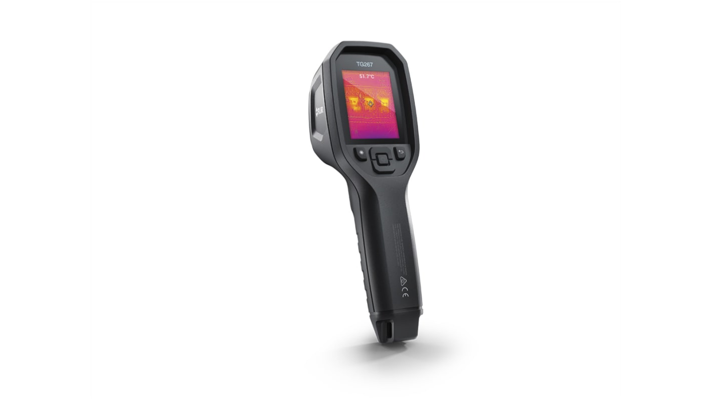 FLIR TG267 Bluetooth, USB 2.0 Thermal Imaging Camera, –25 → +380 °C, 160 x 120pixel Detector Resolution With RS