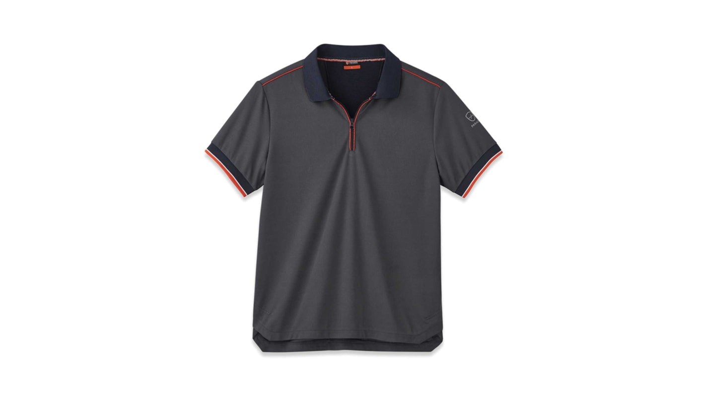 Parade OLLEY Grey Polyester Polo Shirt, UK- M, EUR- M