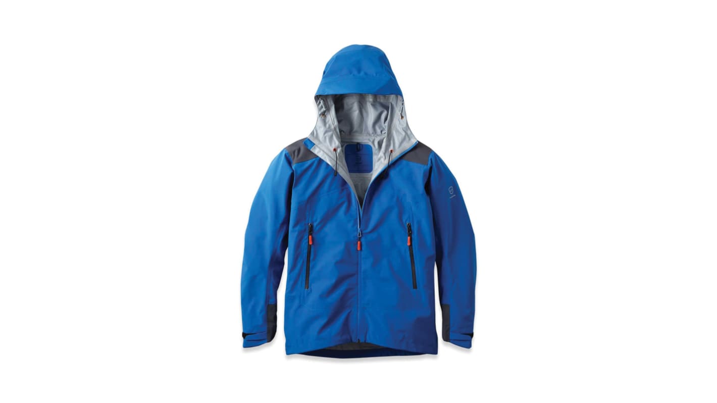 Chaqueta técnica, Hombre, S, Azul, Transpirable, impermeable ONESTI