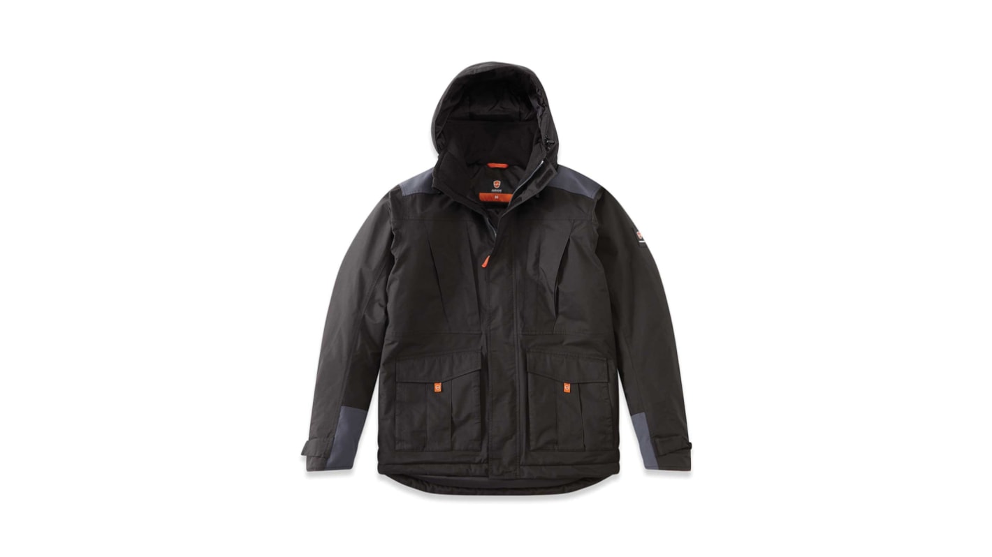 Férfi Parka kabát, méret: 3XL, Fekete, Vízálló ORMOZ
