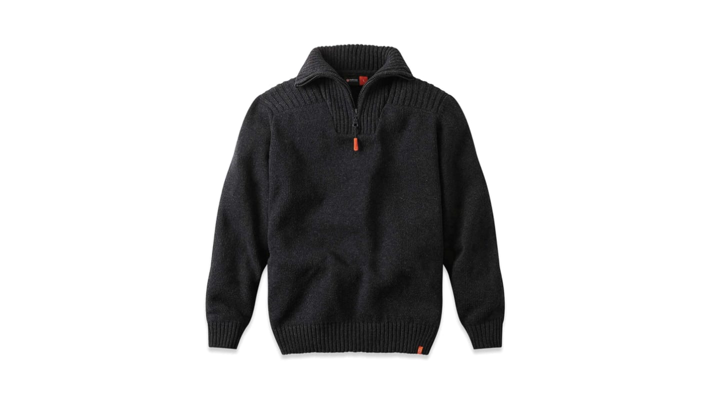 Parade OZIMEK Herren Pullover mit Reißverschluss, Polyester Grau, Größe XL