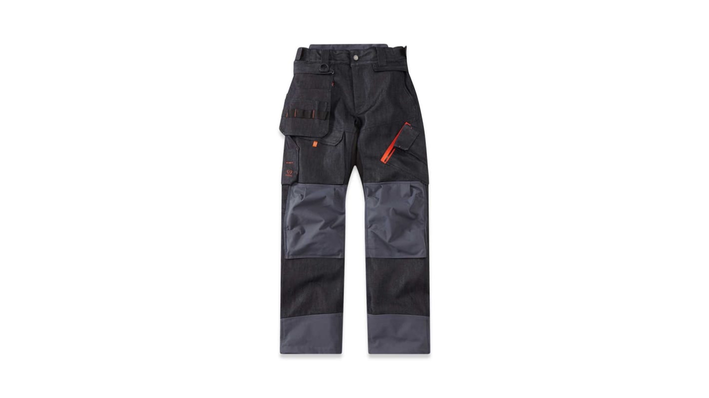 Pantalones de trabajo para Hombre, Denim, Antiabrasión, Algodón BRASOV 38