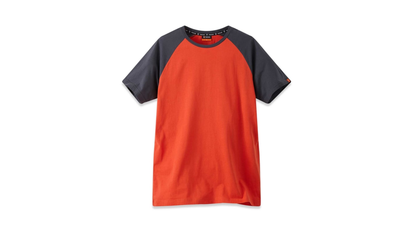 T-shirt manches courtes Orange OLBIA taille L, Coton