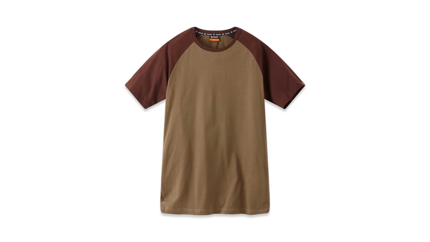 Parade Khaki Cotton Short Sleeve T-Shirt, UK- S, EUR- S