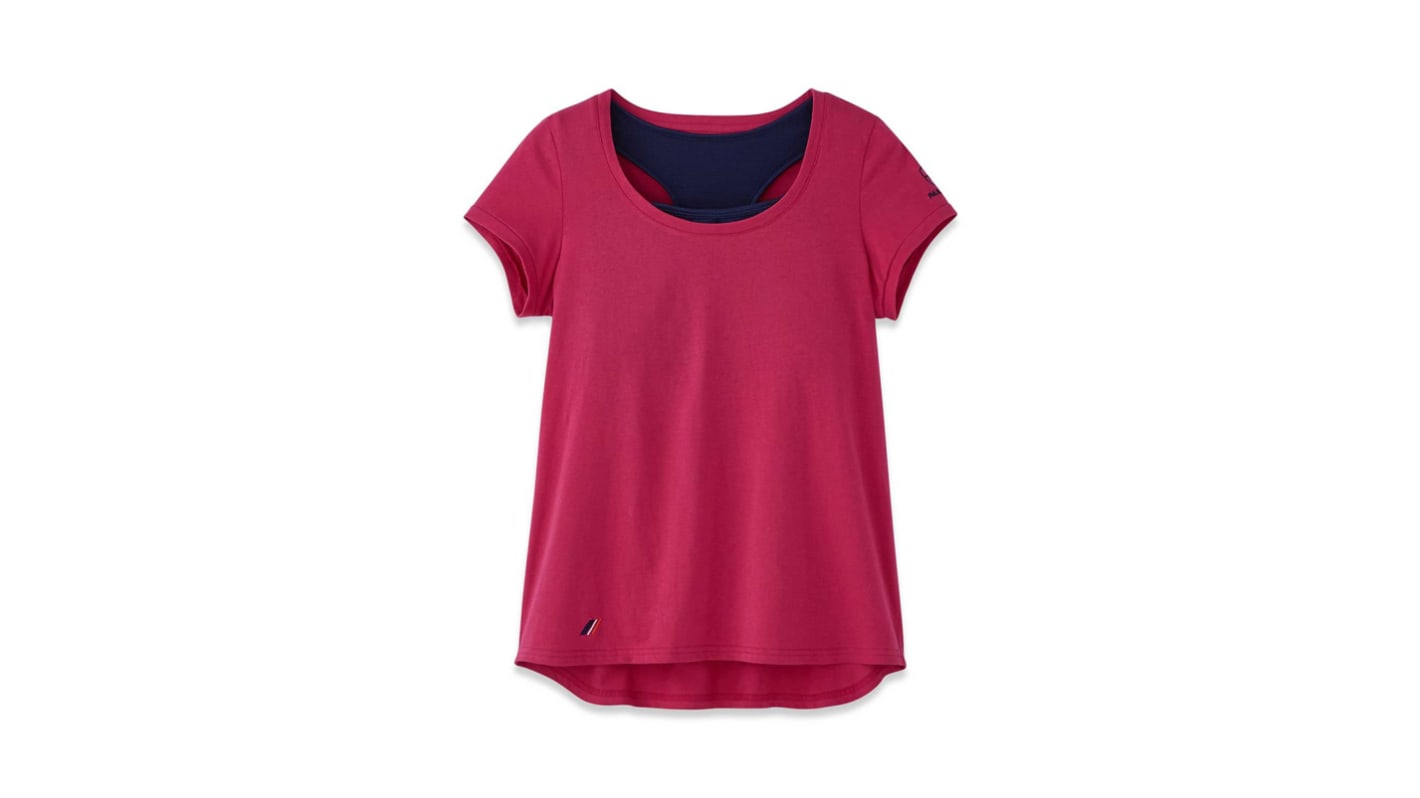 Camiseta de manga corta para mujer Parade, de Poliéster, de color Frambuesa, talla XS