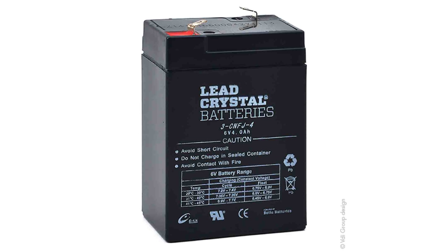 AMC9014 ENIX Energies 6V Standard Sealed Lead Acid Battery, 4Ah RS