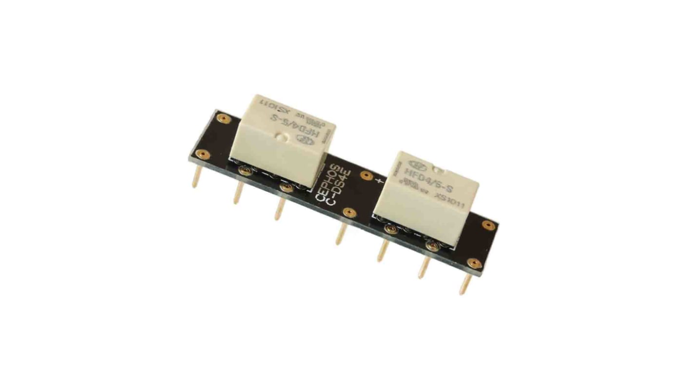 Relé de señal sin enclavamiento RS PRO, 4PDT, 5V dc, 1 A dc, 1 A ac, montaje en PCB