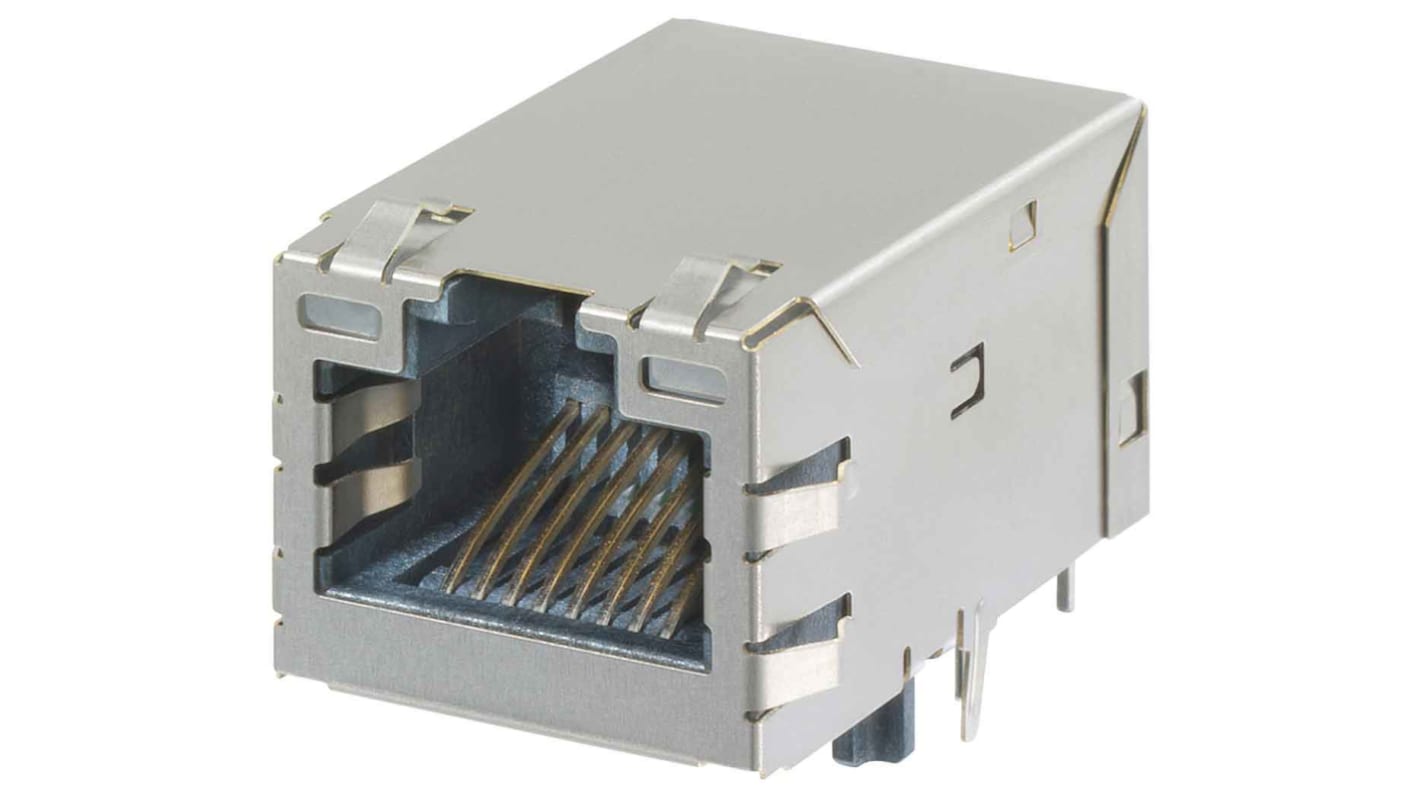 Molex 93463 Series Female RJ45 Connector, Panel Mount