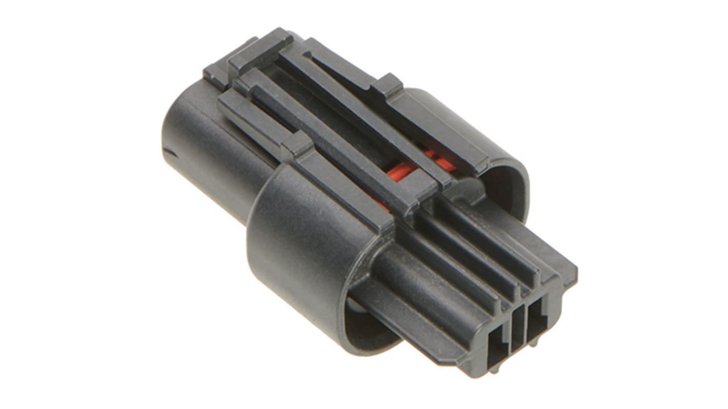 Carcasa de conector de crimpado Molex 207782-0002, Serie Squba 3.6, paso: 3.6mm, 2 contactos, , 1 fila filas, Hembra,