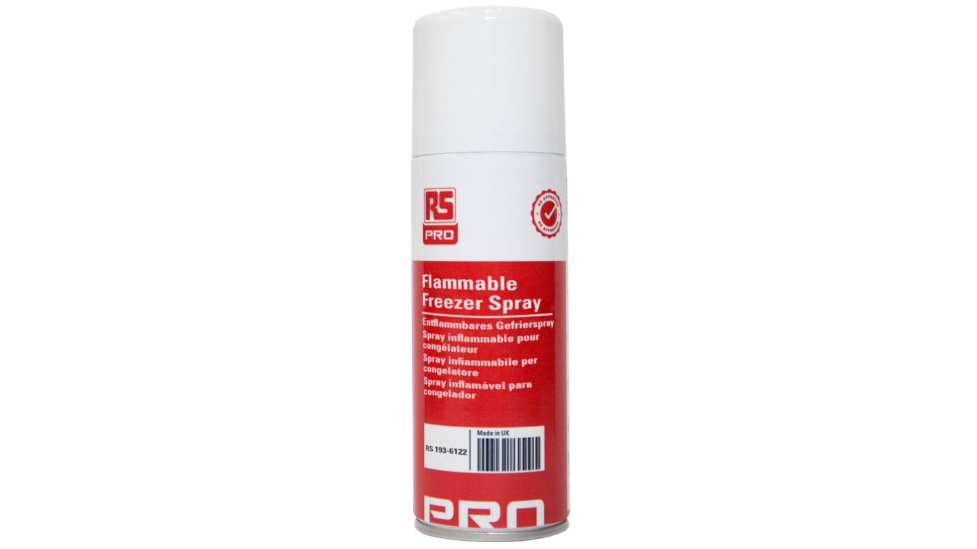 RS PRO 400 ml Aerosol Freeze Spray, -45°C