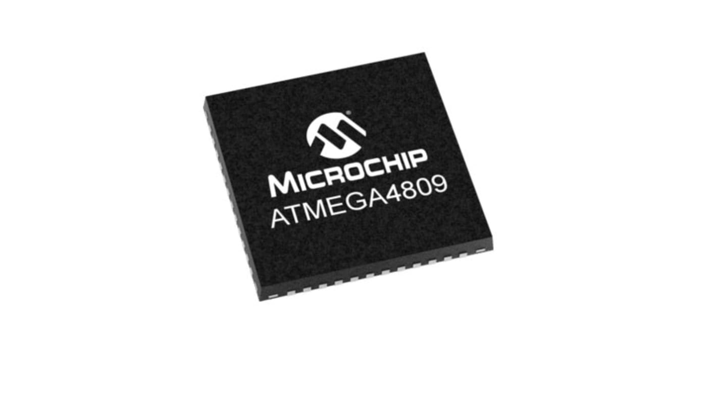 Microchip ATMEGA4809-MF, 8bit AVR Microcontroller, ATmega809, 20MHz, 48 kB Flash, 48-Pin UQFN