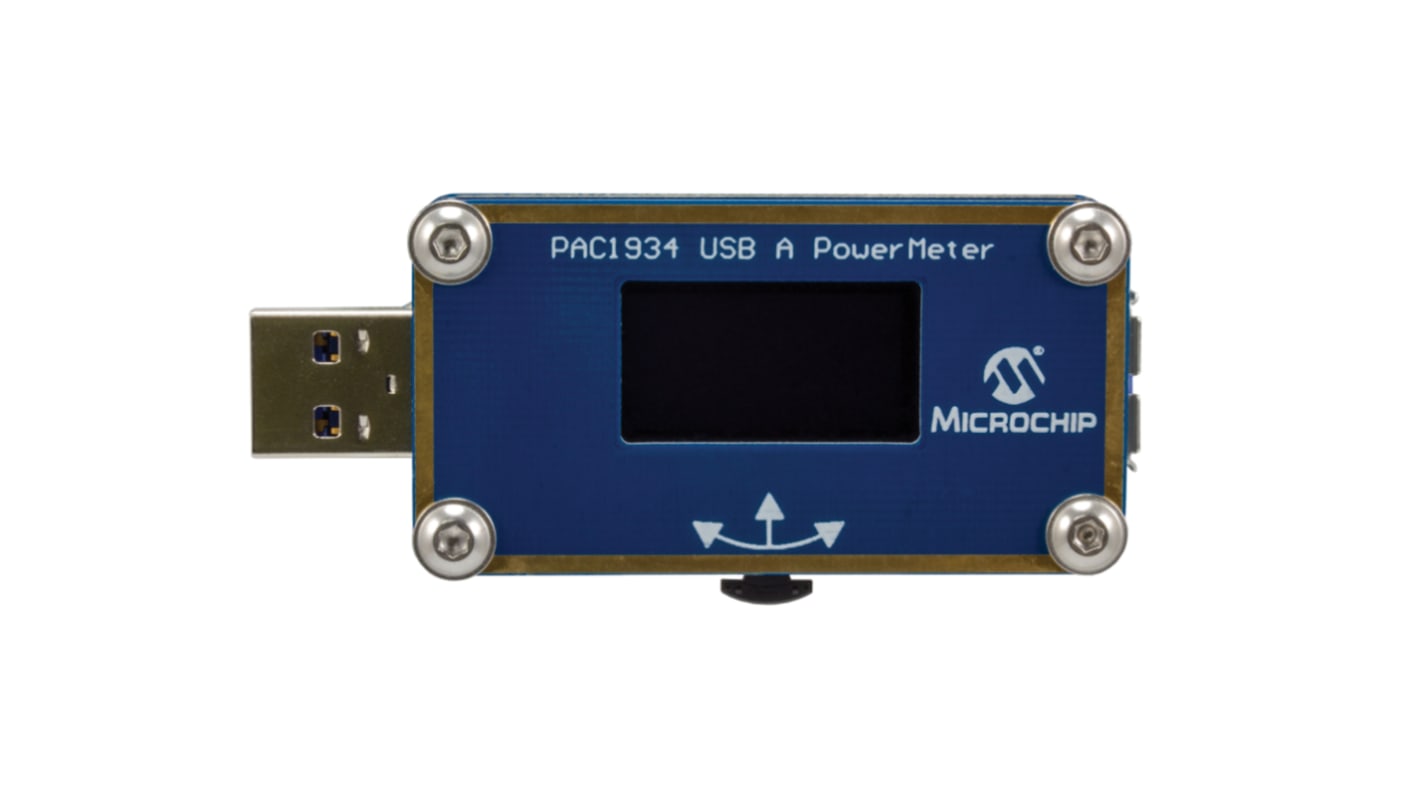 Microchip LED-Treiberevaluierungskit, PAC1934 USB A PowerMeter