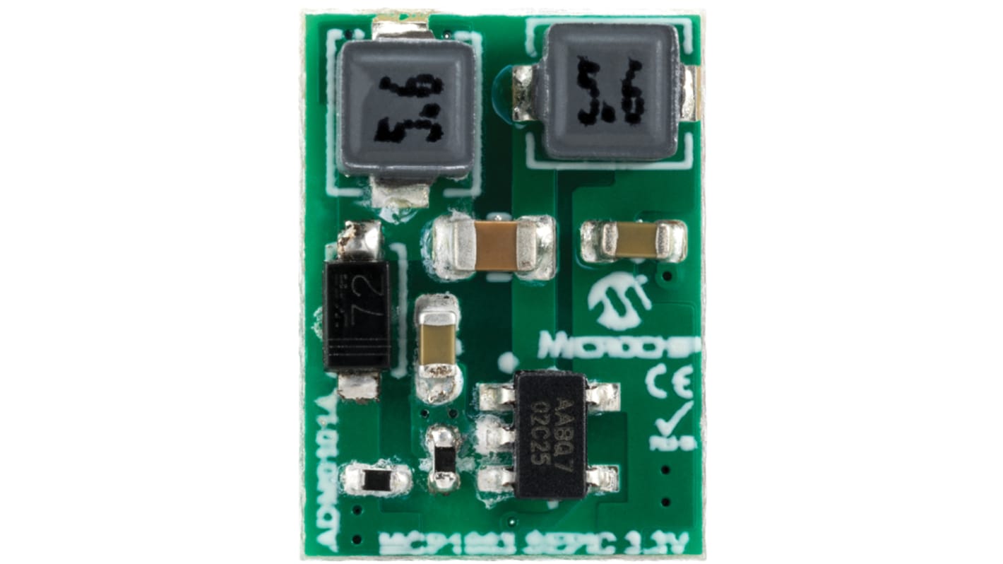 Microchip Entwicklungsbausatz Spannungsregler, MCP1663 3.3V 300mA SEPIC DDPAK Mini-Module SEPIC-Konverter