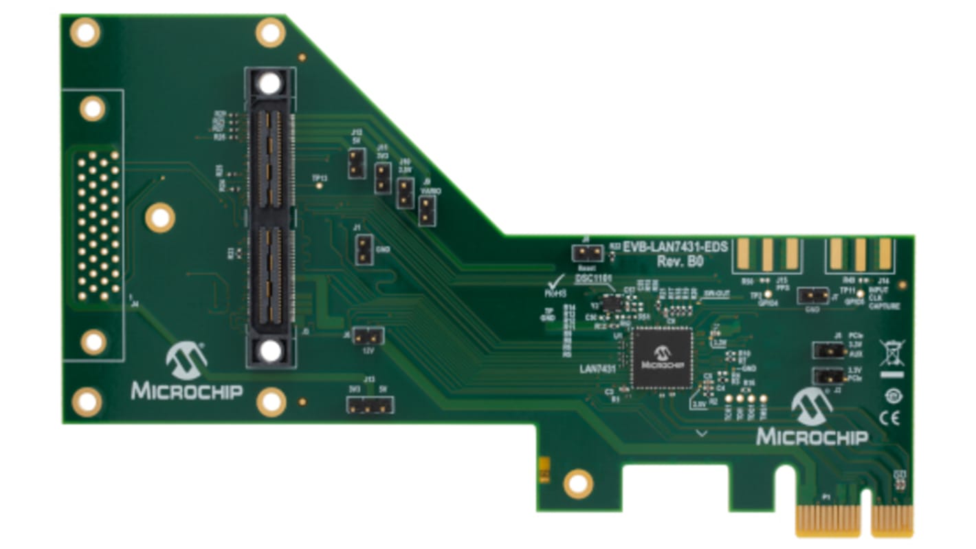 Module de développement de communication et sans fil Microchip EVB-LAN7431-EDS Board