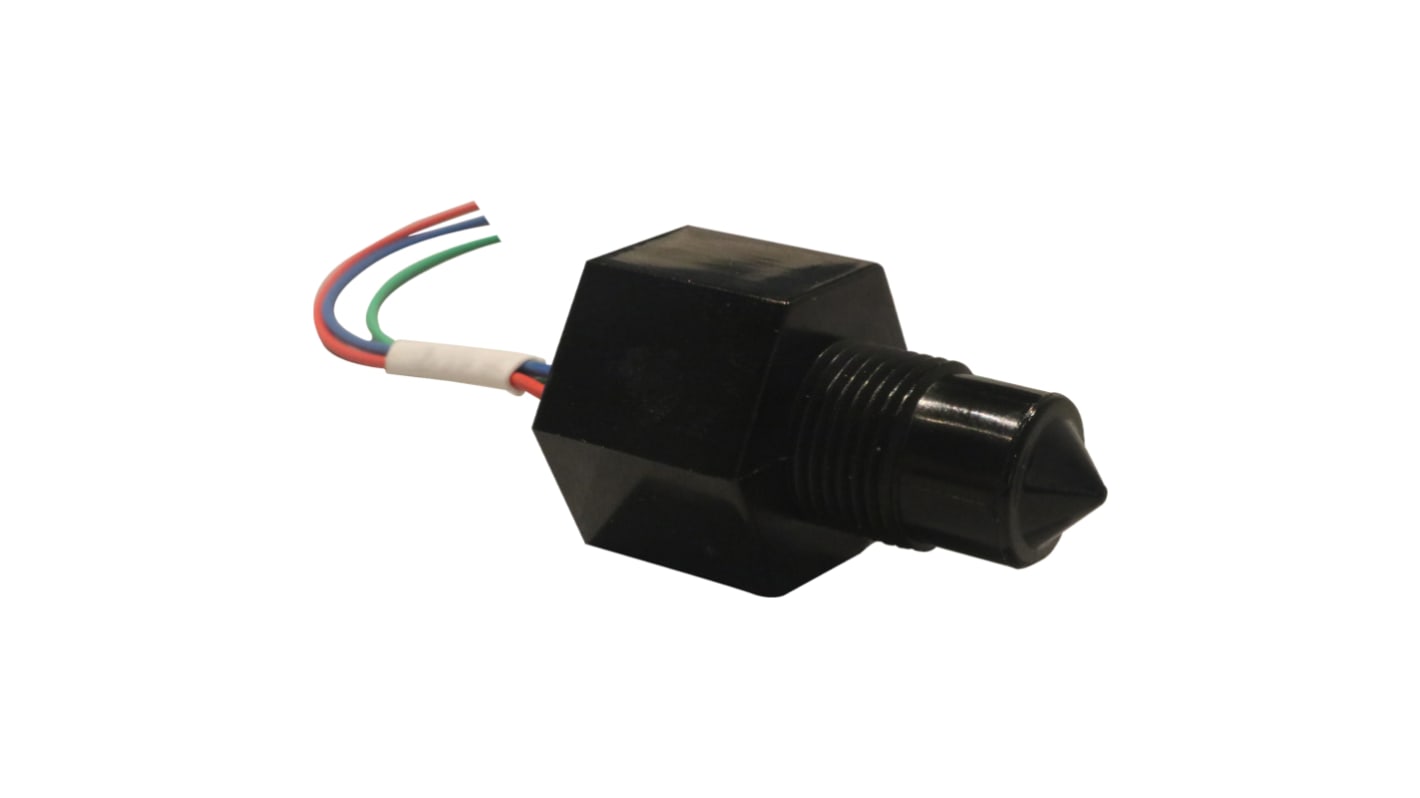 SSt Sensing Limited OPTOMAX LLC210 Series Liquid Level Switch Level Switch, NPN Output, Threaded Mount, Polysulfone Body