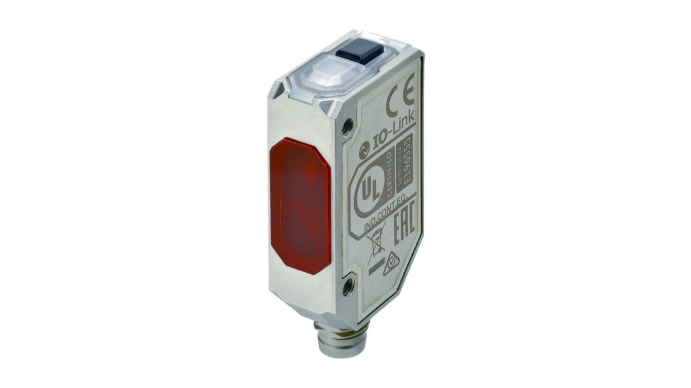 Omron E3AS-L Kompakt Optischer Sensor, Hintergrundunterdrückung, Bereich 10 mm → 80 mm, NPN Ausgang,