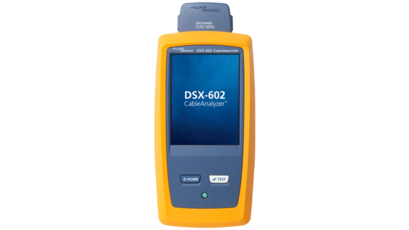 Fluke Networks DSX-602-NW Hálózati kábelvizsgáló Cat6a, Hálózatvizsgáló, csatlakozó: RJ45, LCD kijelző, 133.3 x 66.7 x