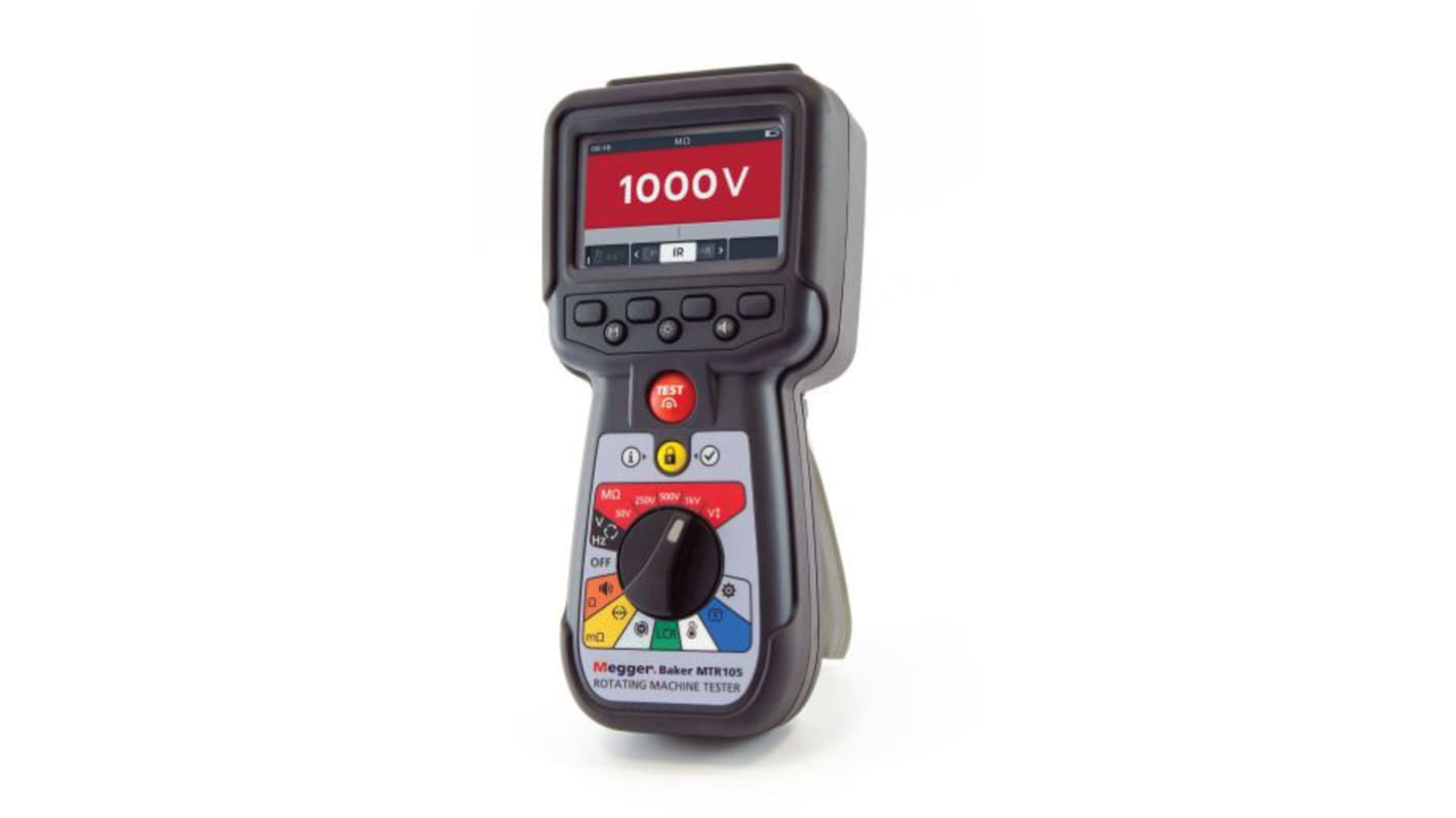 Tester di rotazione di fase Megger MTR105, LCD, CAT III 600V, 400Hz max, Cert. ISO