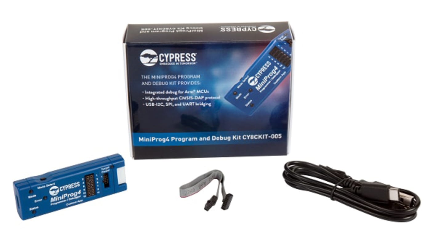 Kit di sviluppo MiniProg4 Program and Debug Cypress Semiconductor