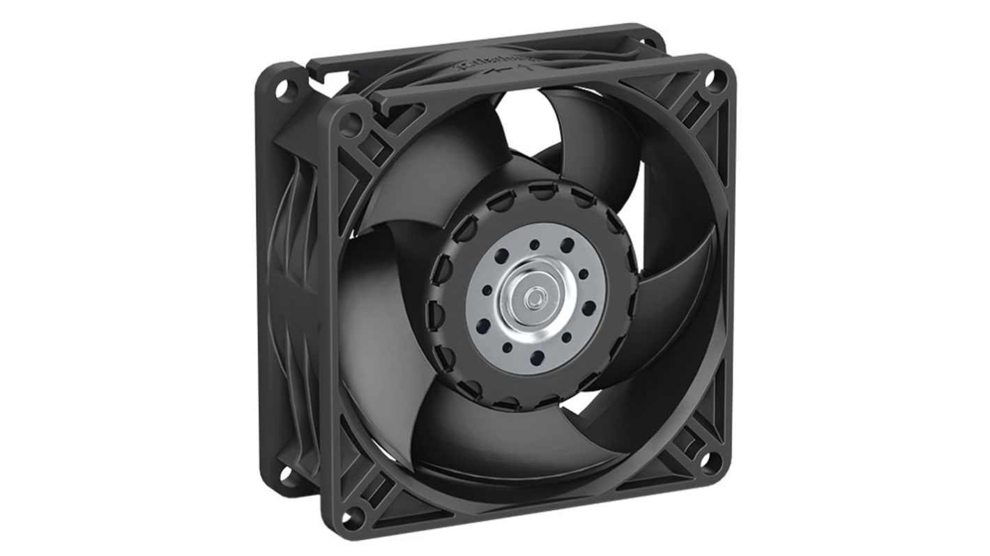 ebm-papst 8300 N - S-Panther Series Axial Fan, 12 V dc, DC Operation, 80m³/h, 4W, 80 x 80 x 32mm