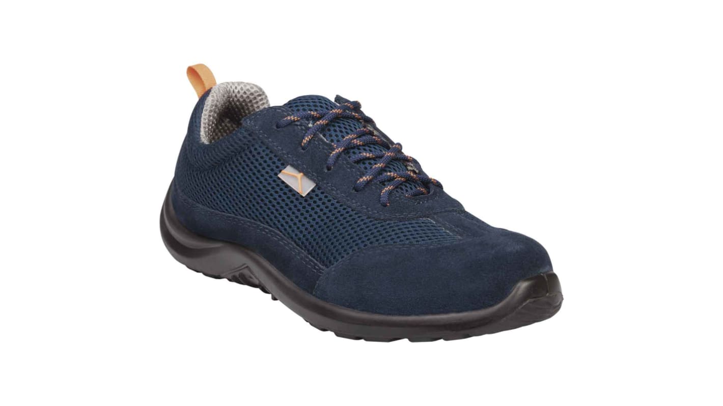 Scarpe sportive antinfortunistiche S1P Delta Plus COMOS tg. 40, col. Blu Navy