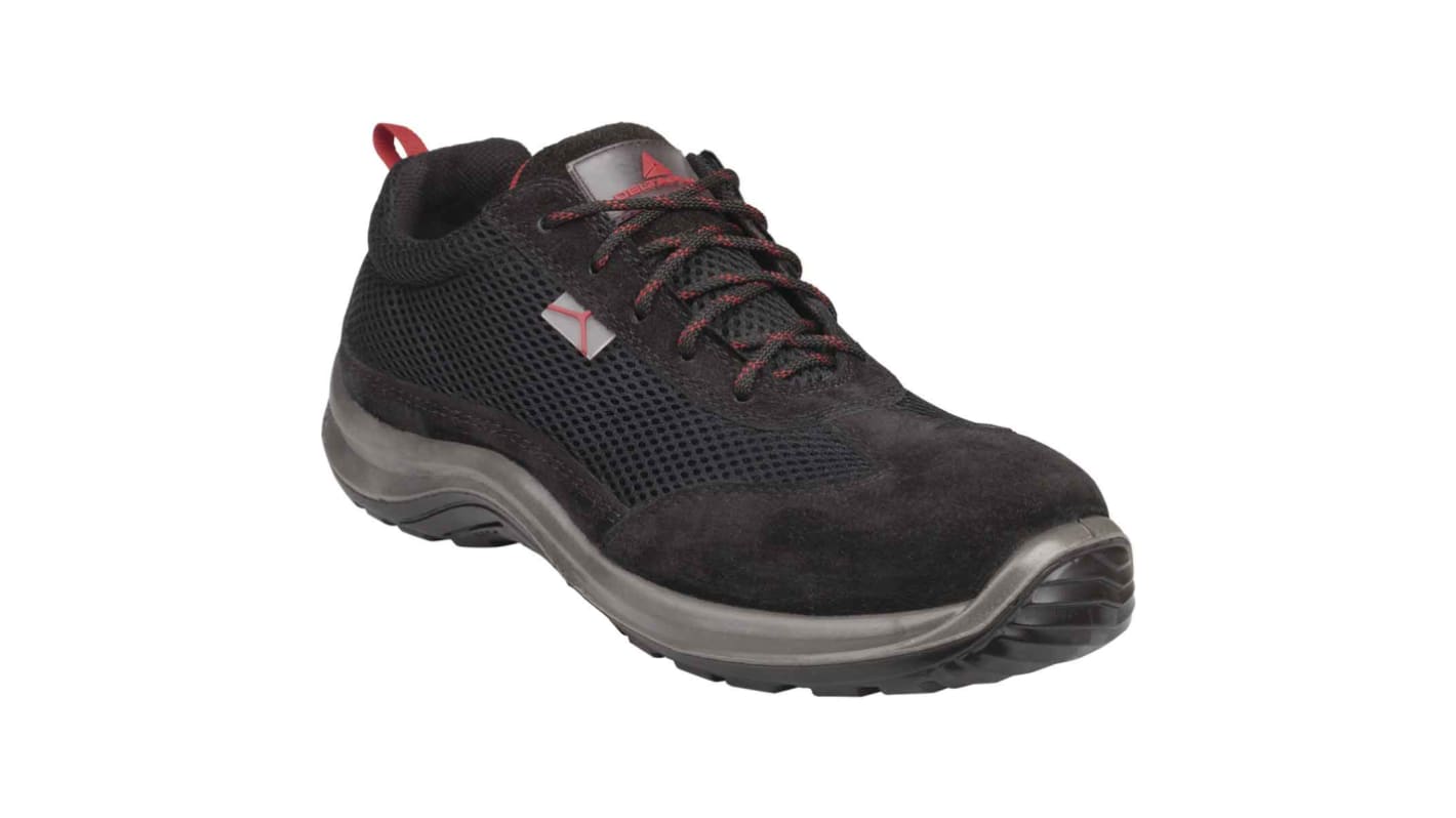 Scarpe sportive antinfortunistiche S1P Delta Plus ASTI tg. 38, col. Nero, con puntale di sicurezza