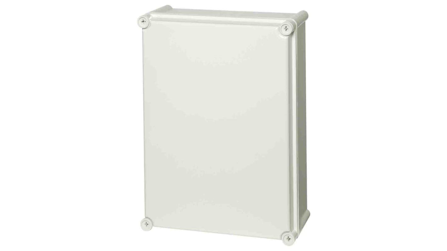 Fibox Grey ABS Enclosure, IP66, IP67, IK08, Grey Lid, 378 x 278 x 130mm