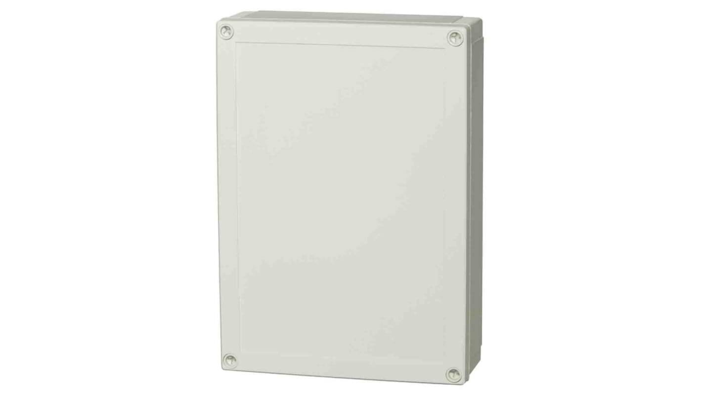 Fibox Grey Polycarbonate Enclosure, IP66, IP67, IK08, Grey Lid, 255 x 180 x 75mm