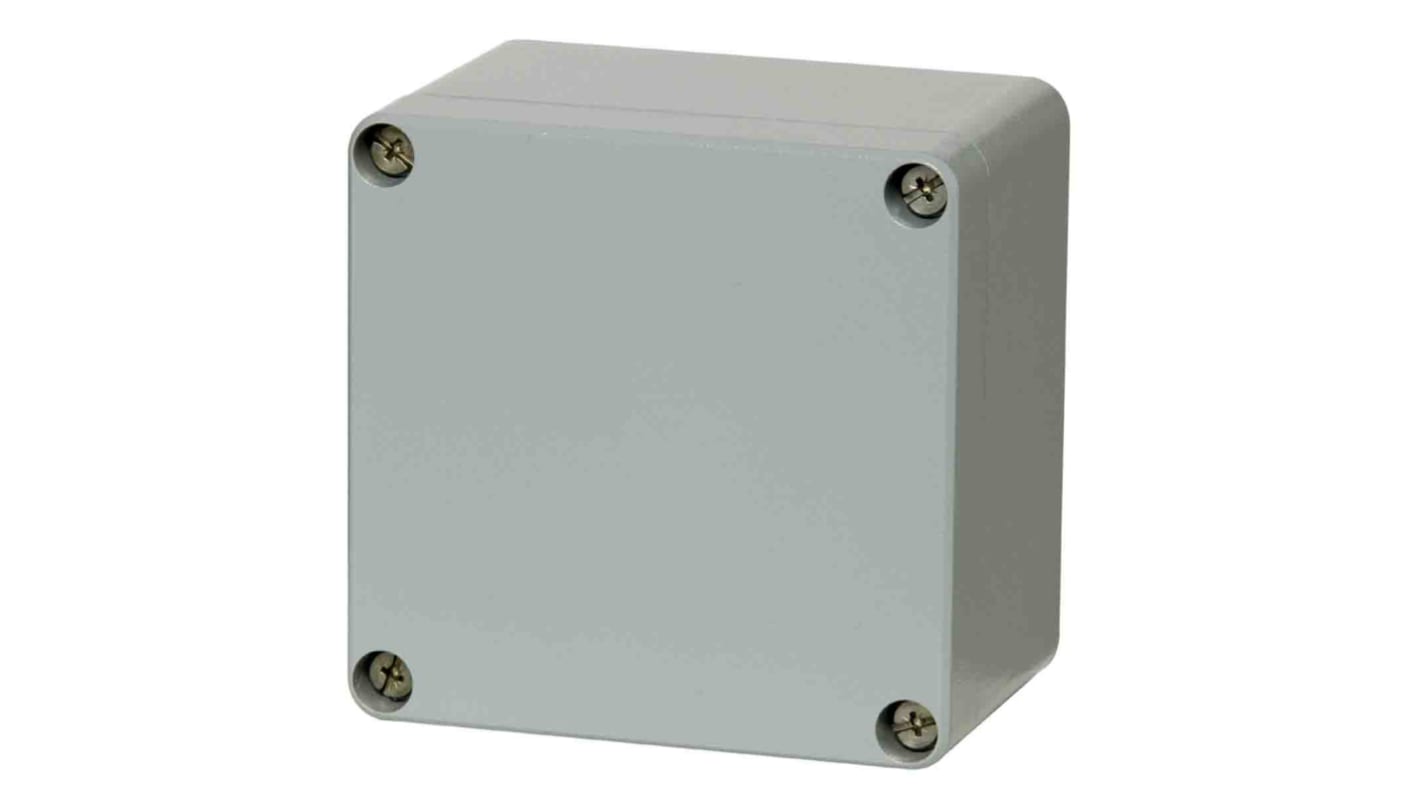 Fibox Aluminium Enclosure, IP66, IP67, IP68, IK08, 125 x 124 x 81mm