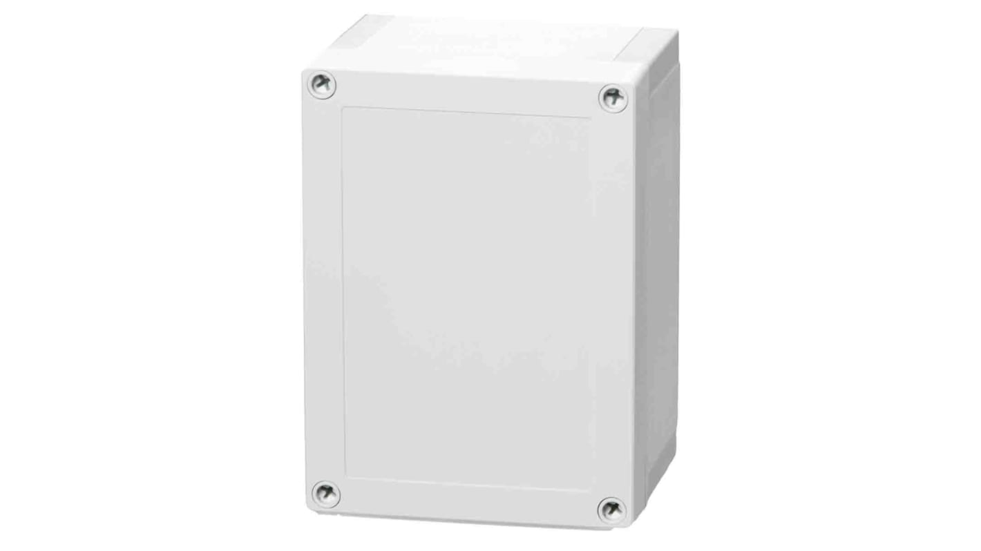 Fibox Grey Polycarbonate Enclosure, IP66, IP67, IK08, Grey Lid, 180.1 x 130.1 x 85mm